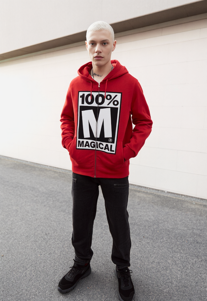 M MAGICAL RED HOODIE