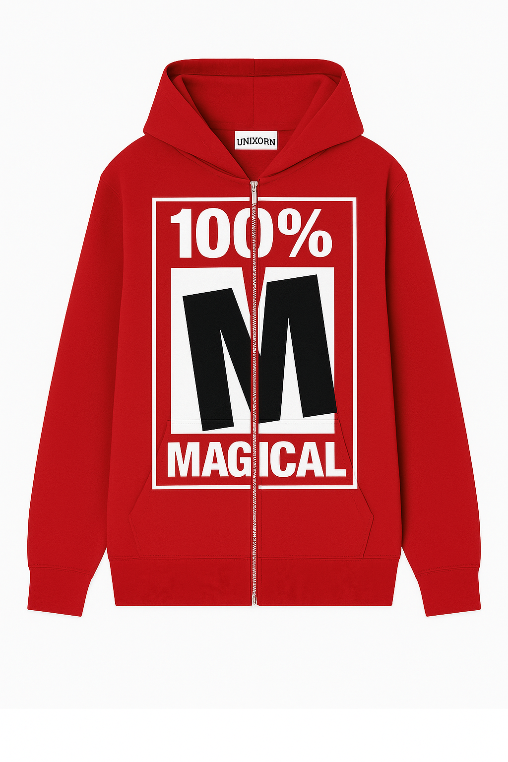 M MAGICAL RED HOODIE