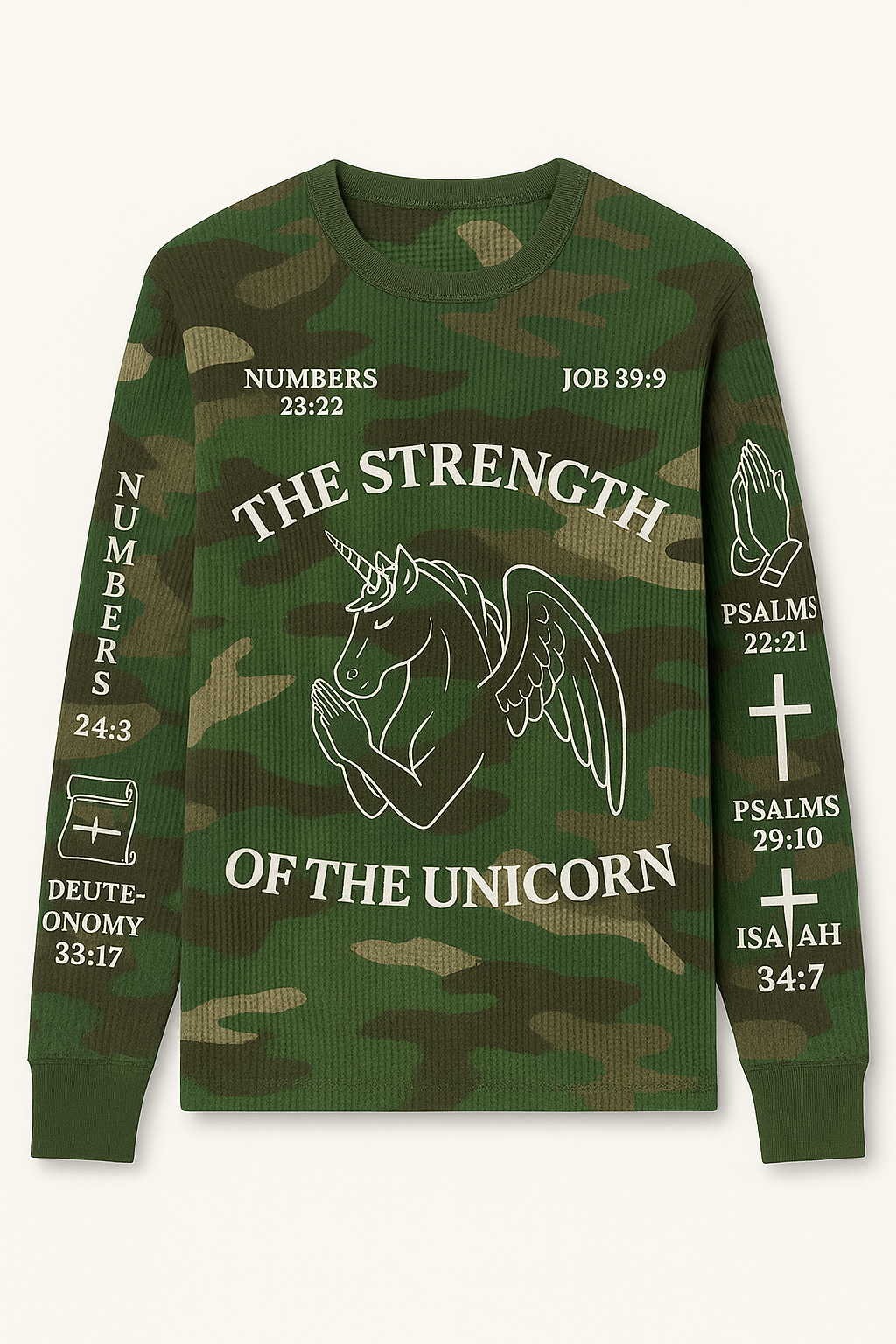 Anointed horn camo thermal