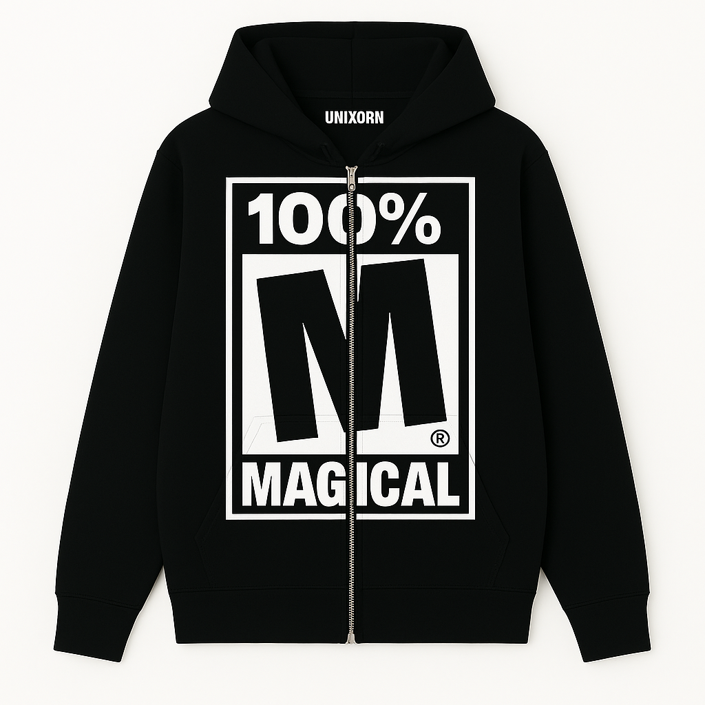 M MAGICAL BLACK HOODIE