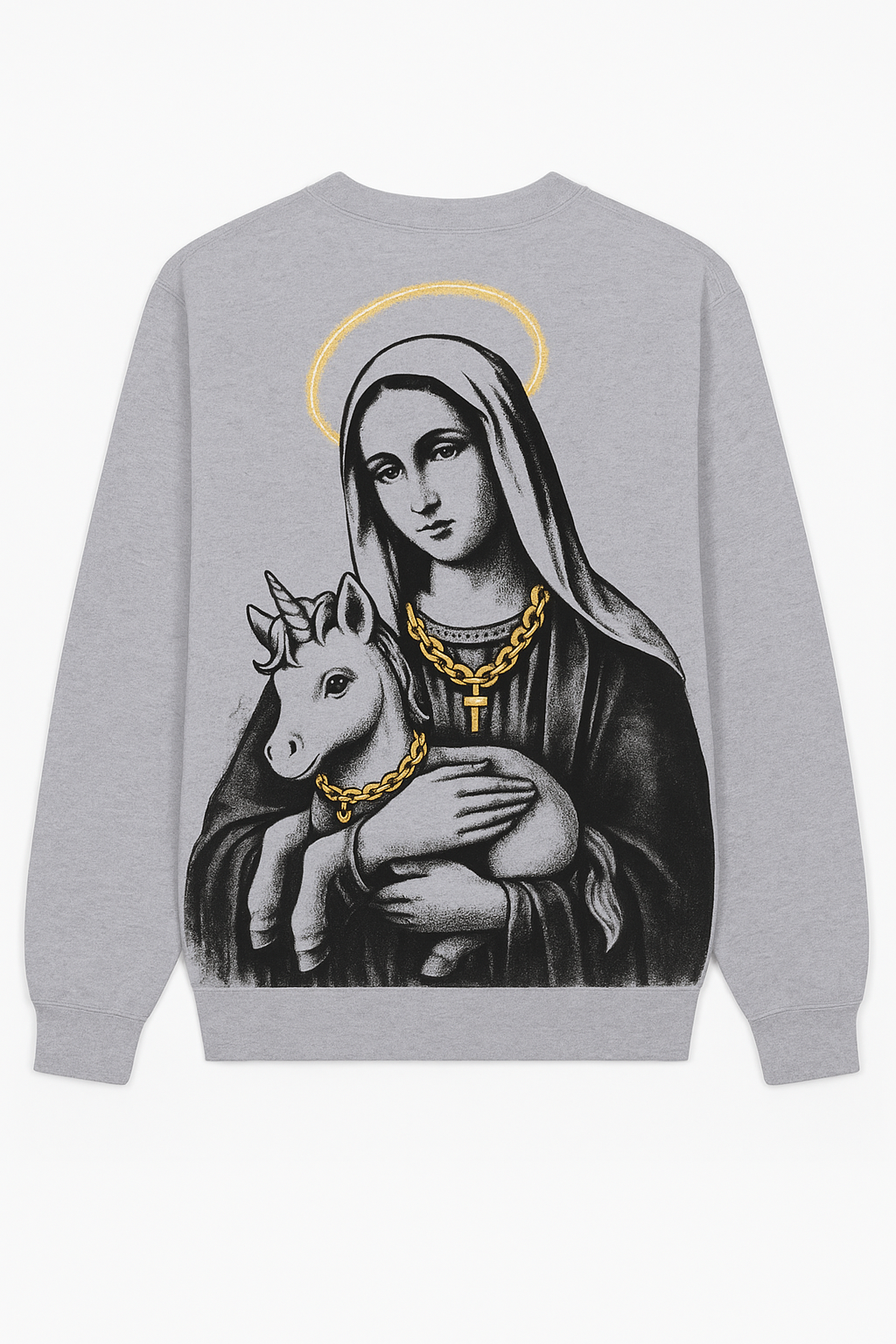 Saint of the unicorn crewneck